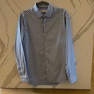 MINISTRY Blue and White Checkered Shirt